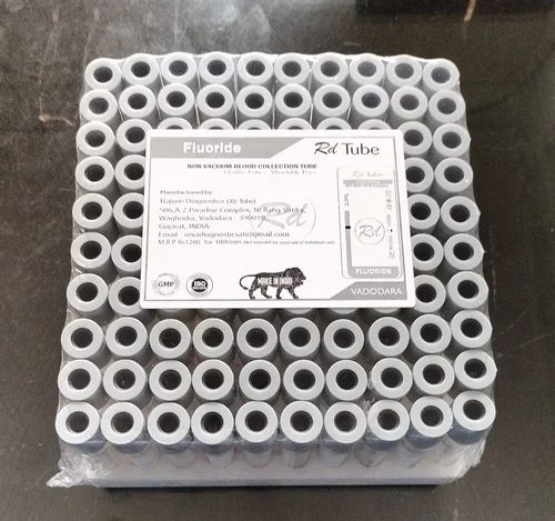 Fluoride Non Vacuum Blood Collection Tubes