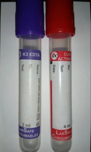 Non-vaccum blood collection tubes