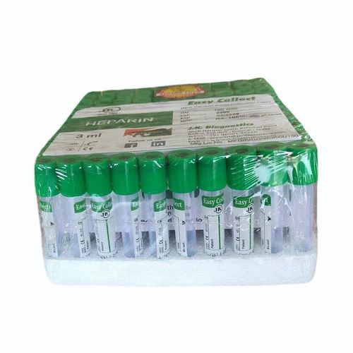 Plastic Lithium Heparin Blood Collection Tube