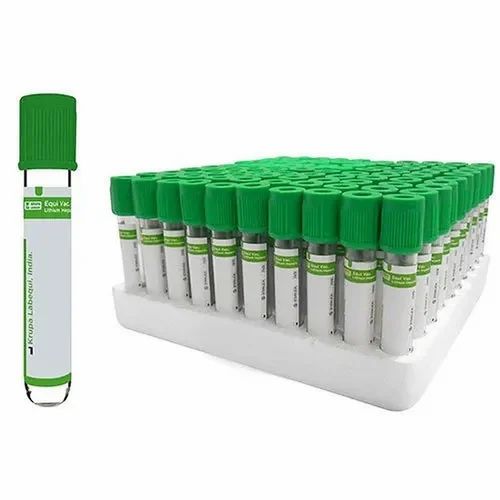 Lithium Heparin Non Vacuum Blood Collection Tube, For Hospital