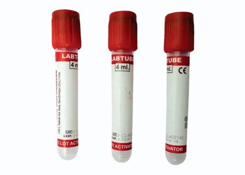 Non Vacuum Blood Collection Tubes Clot Activator, For Hospital