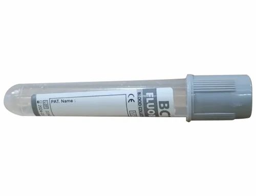 Non Vacuum Fluoride Blood Collection Tube, For Hospital