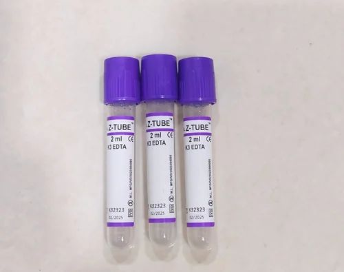 Plastic Non Vacuum K3 EDTA 2ml, Packaging Type: Pack, 3000