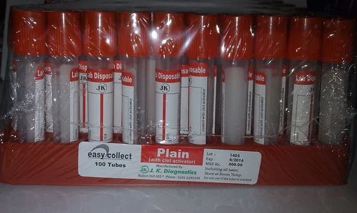 Plain Non Vacuum Tubes, For Laboratory