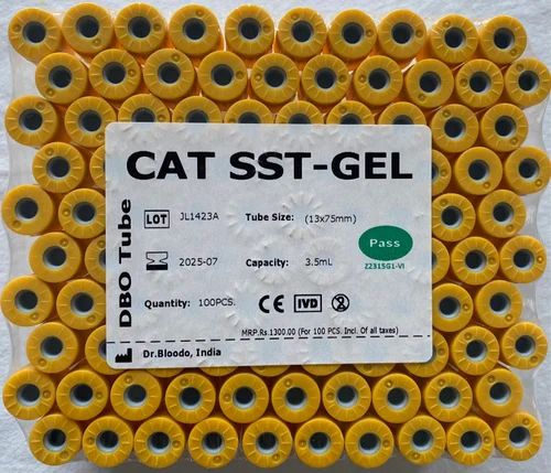 DBO Non Vacuum CAT SST GEL Blood Collection Tube 3.5ml