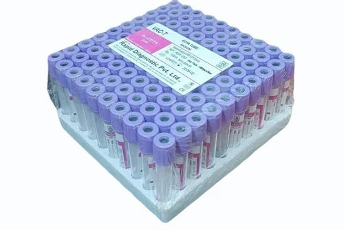 Plastic K2 EDTA Non Vacuum Blood Collection Tube