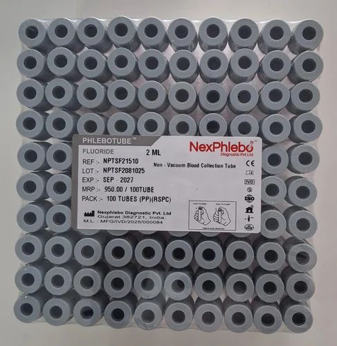 2ml EDTA Non Vacuum Blood Grey Collection Tube