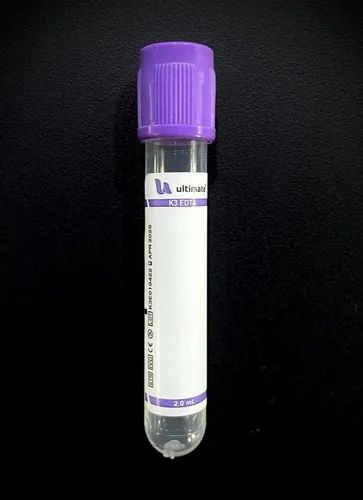 Ultimate - Non Vacuum Blood Collection K3 EDTA Tube - Double Cap