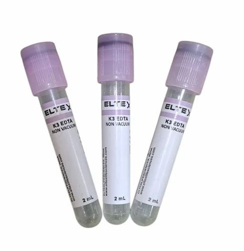 K3 EDTA Non-Vacuum Blood Collection Tube (2ml, Purple Closure)