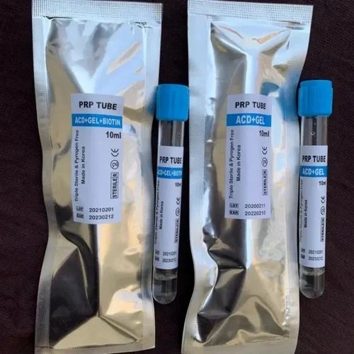 PRP Tube Platelet Rich Plasma Collection Pack Of 5pcs