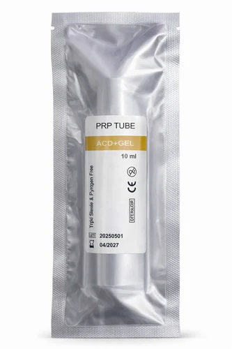 PRP Tube 10 ml ACD + Gel Sterile Vacuum Blood Collection Tube for PRP & GFC Procedures