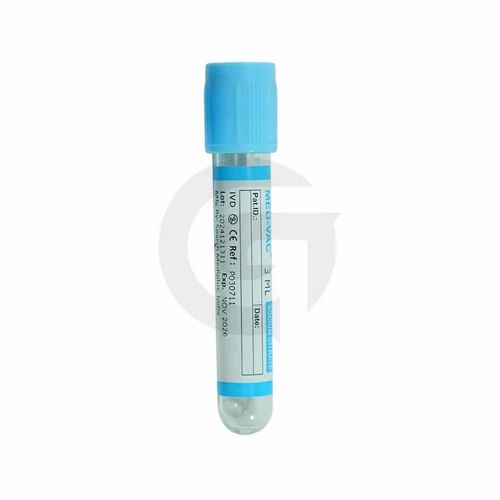 Plastic Sodium Citrate Vacuum Blood Collection Tubes - 3 ml
