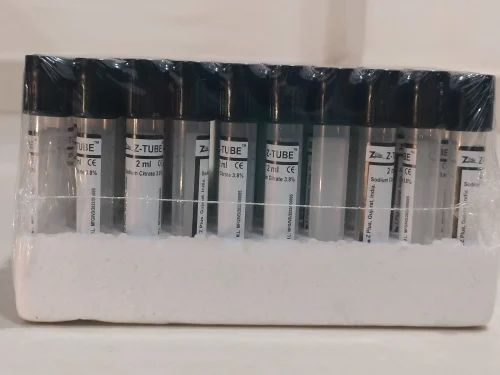 Non Vacuum Sodium Citrate 3.28% 2ml, For Laboratory, Size: 12x75mm