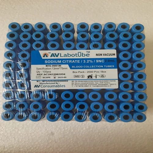 Sodium Citrate Blood Collection Tubes