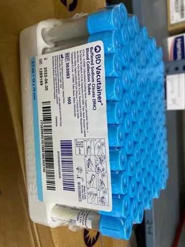 Bd Citrate Tube 2.7Zml Blue Ref 363048 / 363083