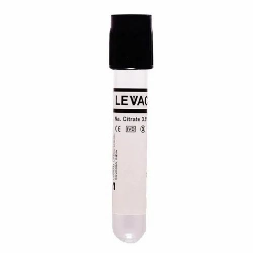 Plastic Sodium Citrate 3.8% 1.6ml(VACCUM) / NASMED, Size: 2 ml