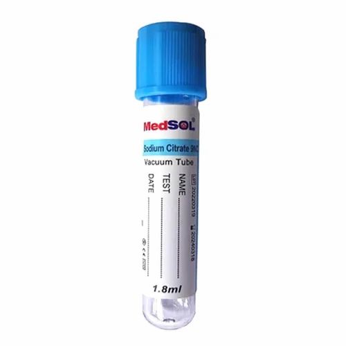 Medsol Sodium Citrate Tube, For Laboratory