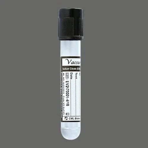 PP Plastic Sodium Citrate ESR Tube