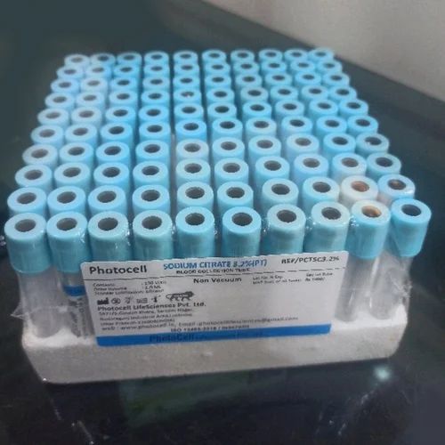 Sodium Citrate Non Vacuum Blood Collection Tube, 2 ml