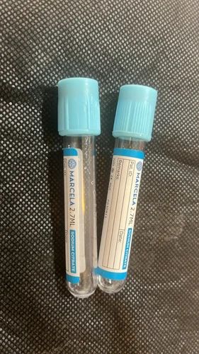 Sodium Citrate Tube, For Lab,hospital, Size: 2 ml To 10 ml
