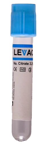 Vacuum Sodium Citrate Tube, Capacity: 1.8 ml, Size: 12.4x75 mm