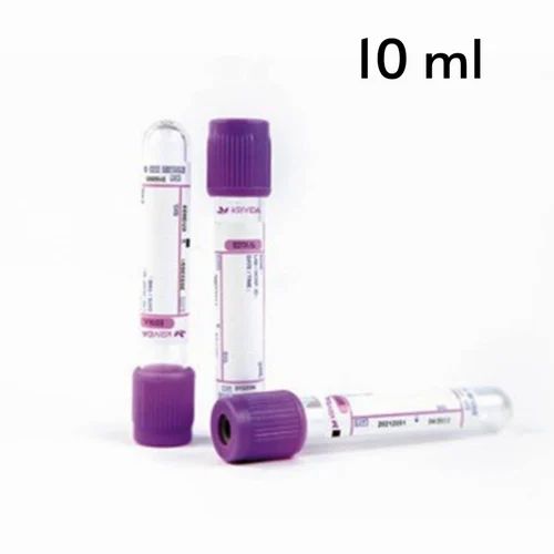 Plastic 10ml EDTA Blood Collection Tube, For Laboratory