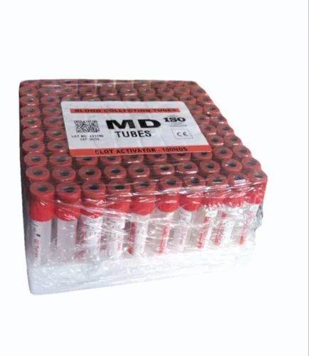 2ml Red Blood Collection Tubes, Plastic