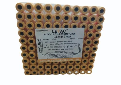 Blood Collection Vaccum GEL Tube -LEVRAM, PET