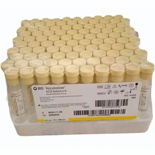 Glass BD Vacutainer ACD Solution Tube, Size: 10 ml