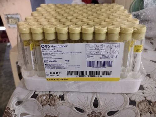 Plastic BD Vaccutainer ACD Solution A (Blood Collection Tubes), For Clinical
