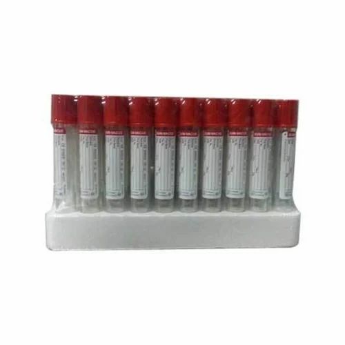 Clot Activator Vacuum Blood Collection Tubes, Plastic