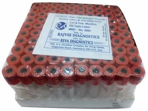 Red Cap Blood Collection Tube