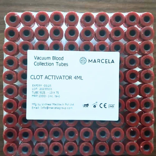 Clot Activator Vacuum Blood Collection Tubes, PET