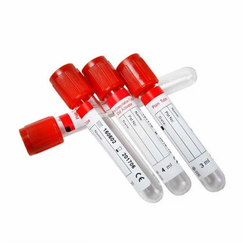 Plastic Vacutainer Blood Collection Tubes