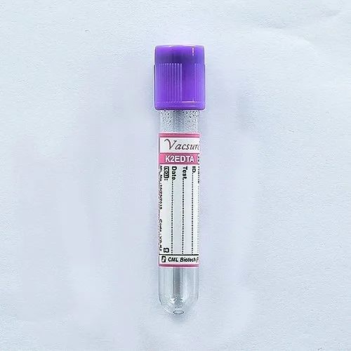 Vacuum Blood Collection EDTA K2 Tubes, For Laboratory