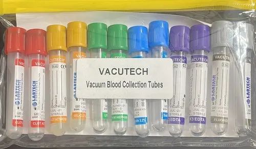 Vacuum Blood Collection Tubes, For Laboratory