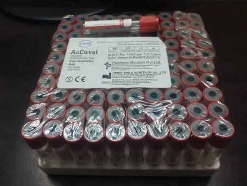 4 ml Xinel AcCuvet Vacuum Blood Collection Tube, For Laboratory