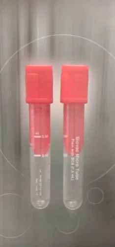 Biovac Vacuum Micro Tubes -Plain with BCA, Packaging Type: Box