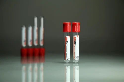 Vacuum Blood Collection Tube, Plastic, Size: 5 ml
