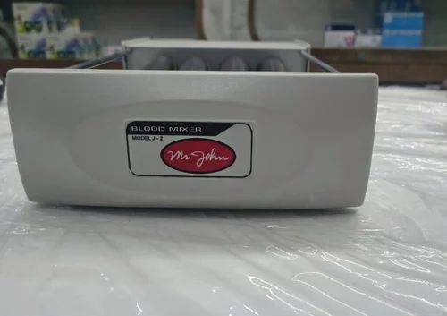 Mr John Blood Collection Mixer (4 Bags, 450ml, 10-100 RPM, LED Display, Audio Alarm, 230V AC)