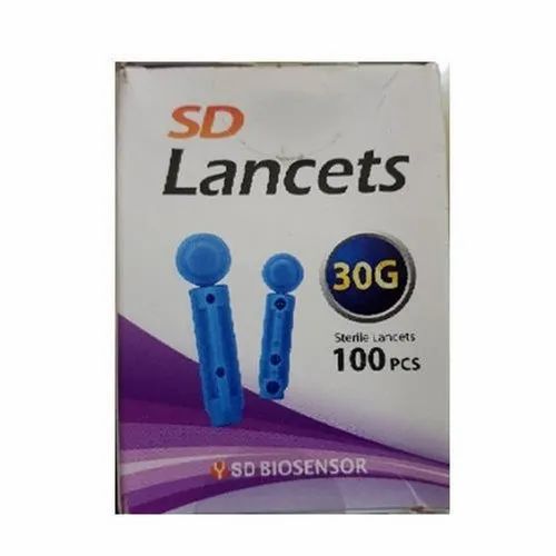 Plastic SD 30G Sterile Lancets, For Glucometer