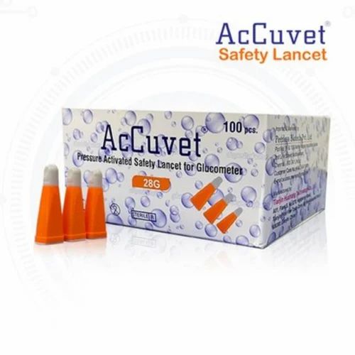 Plastic Accuvet Safety , For Hospital, Model Name/Number: 28 G