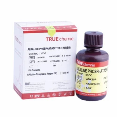 Clinical Chemistry Reagent TRUEchemie Alkaline Phosphatase ALP Test Kit 2x50ml, Bottle of 25 ml