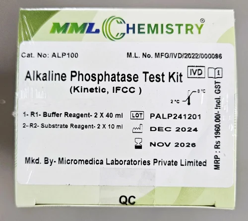 Micro Medica Lab ALB100 Alkaline Phosphatase Reagent (R1 & R2) IFCC Method 700 U/L