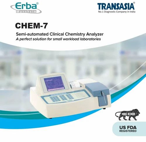 Erba Chem 7 Semi Automatic Analyser