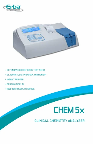 Fully Automatic Erba CHEM 5x Clinical Chemistry Analyser