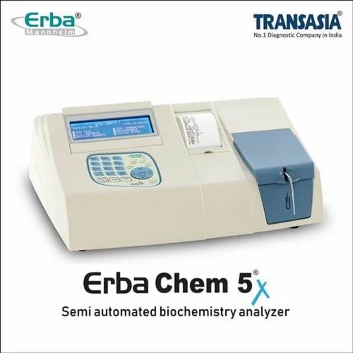 Erba Chem 5x Clinical Chemistry Analyzer, Semi Automatic