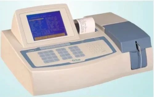 70W Erba Chem 7 Biochemistry Analyser, Assays: Clinical Chemistry