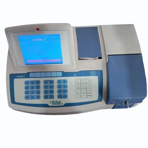30W Erba Chem-7 Biochemistry Analyzer, Assays: Clinical Chemistry
