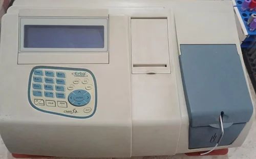 Semi Auto Erba Transasia Chem 5x Biochemistry Analyzer